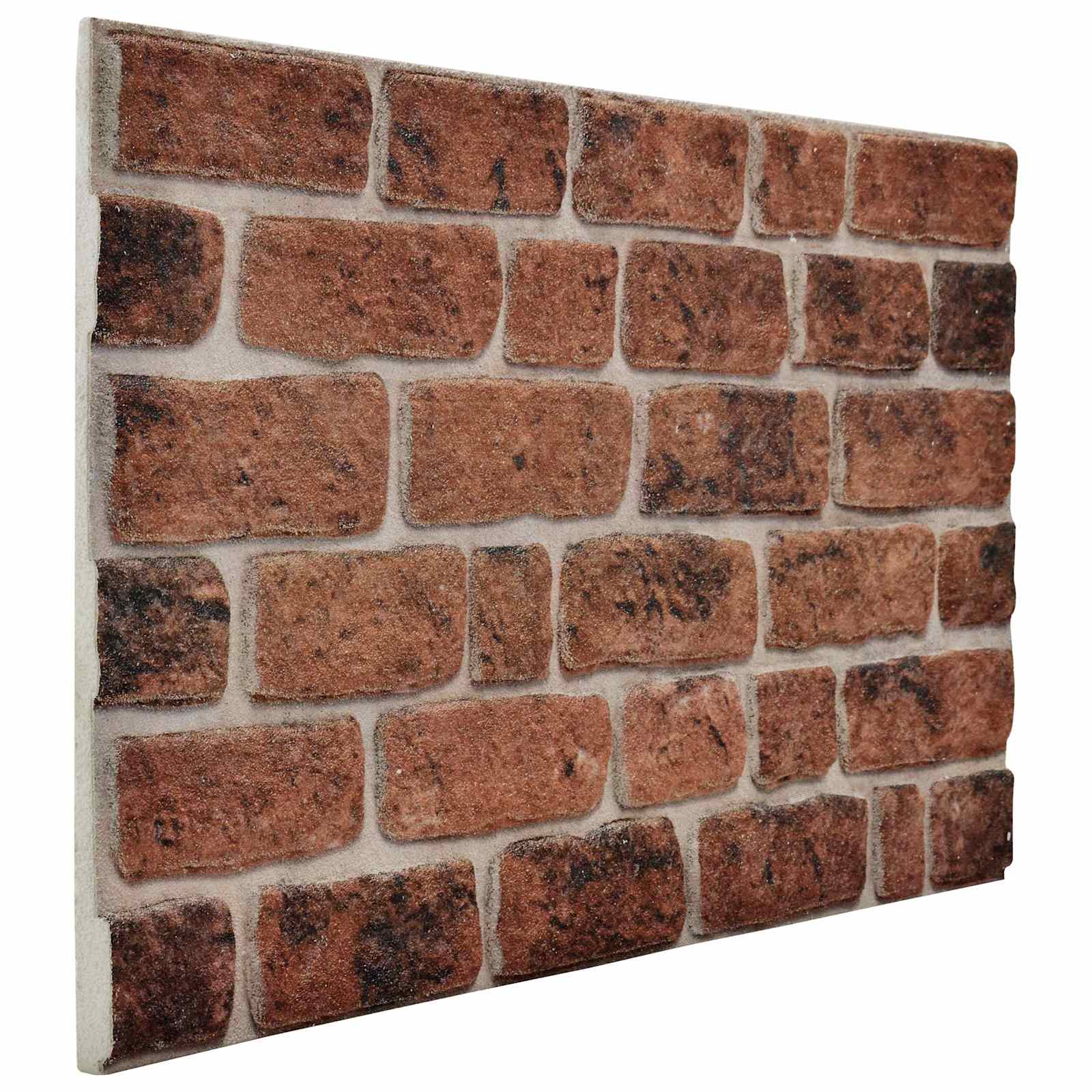 Πάνελ τοίχου 10 pcs Καφέ Τούβλο 100 x 50 cm Αφρός EPS - Pakobazaar