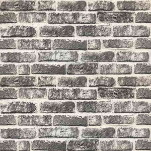 Πάνελ τοίχου 10 pcs Σκούρο Γκρι και Λευκό 100 x 50 cm Αφρός EPS - Pakobazaar