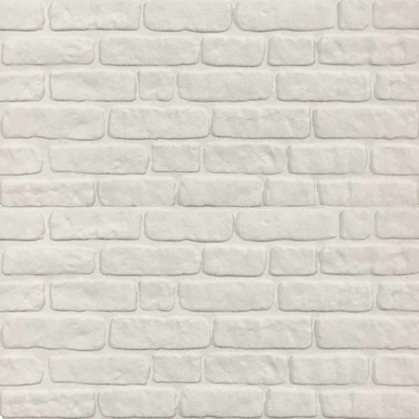 Πάνελ τοίχου 10 pcs Λευκό 100 x 50 cm Αφρός EPS - Pakobazaar