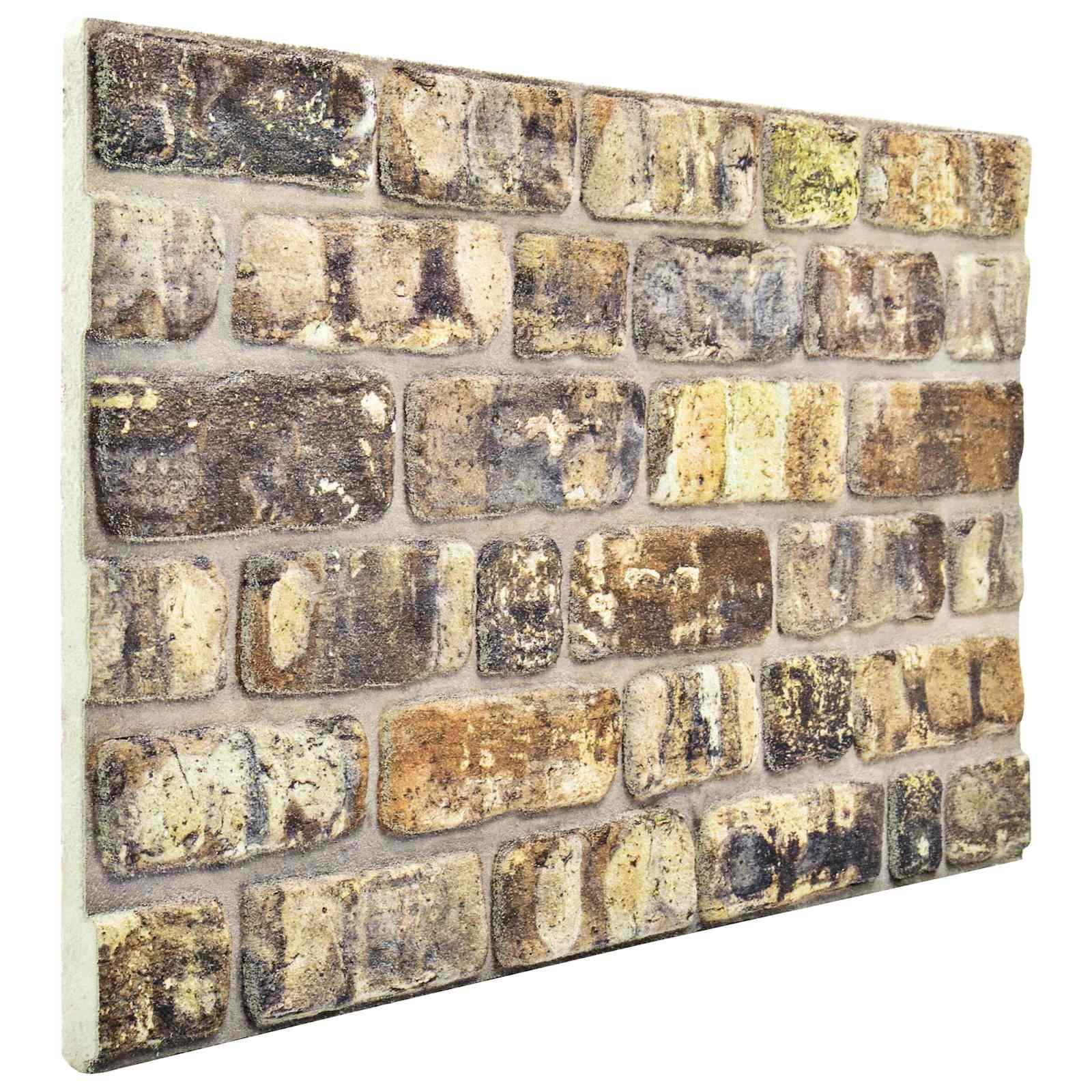 Πάνελ τοίχου 10 pcs Πολύχρωμο 100 x 50 cm Αφρός EPS - Pakobazaar