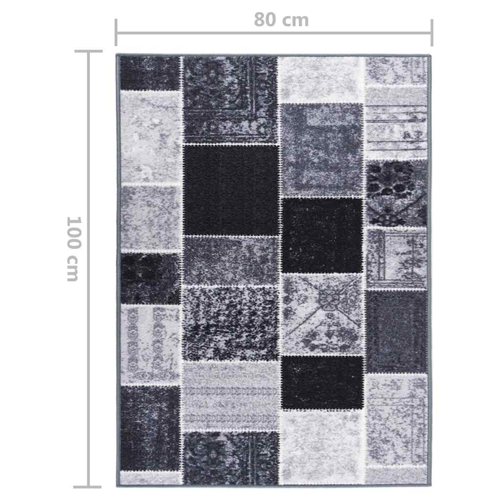 Χαλί Διάδρομος Γκρι 80 x 100 εκ.