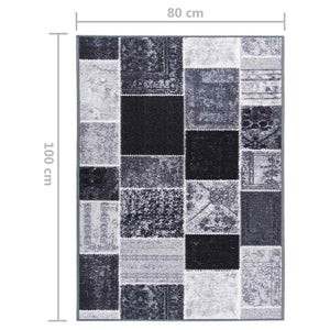 Χαλί Διάδρομος Γκρι 80 x 100 εκ.