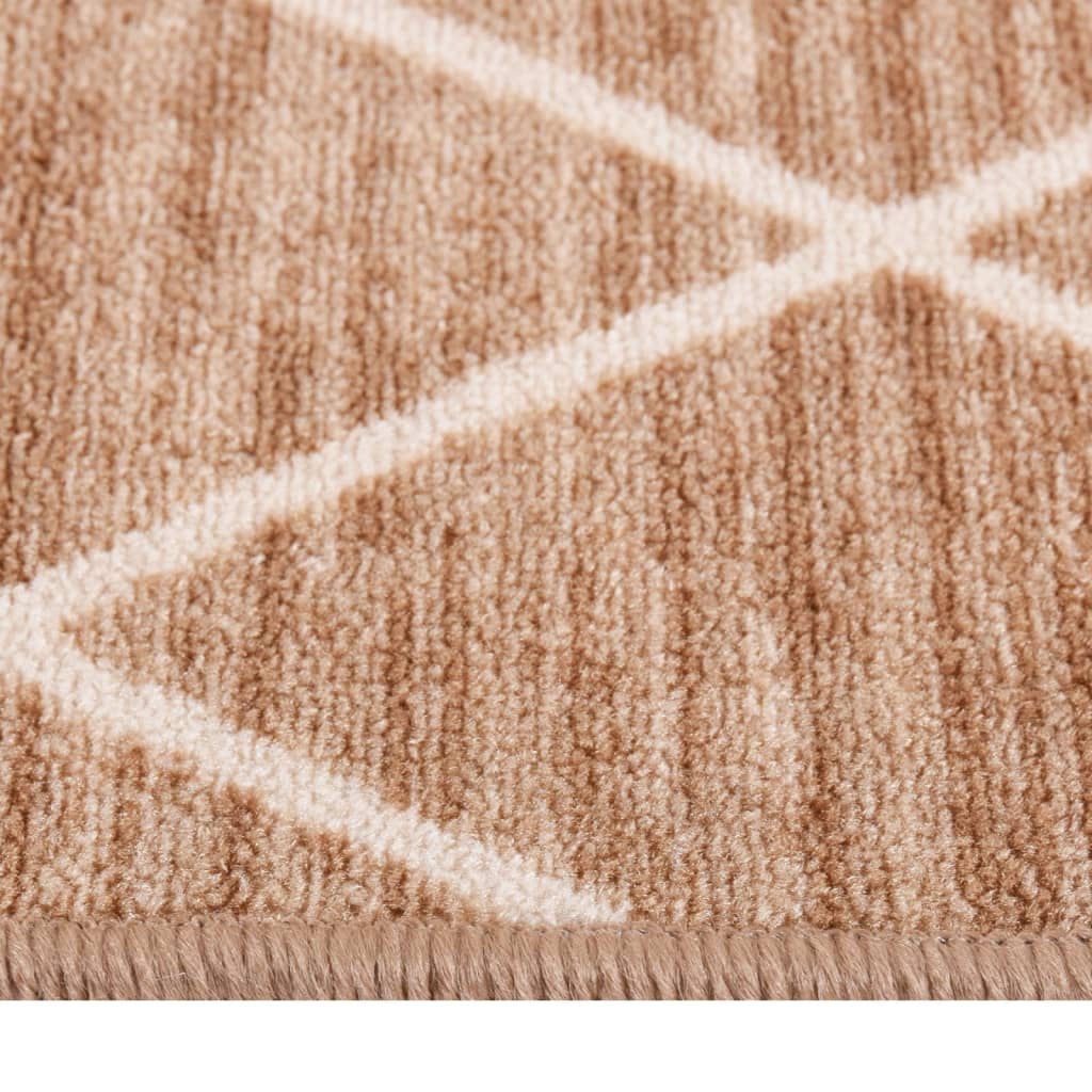 Χαλί Διάδρομος Ανοιχτό Καφέ 80 x 250 εκ.