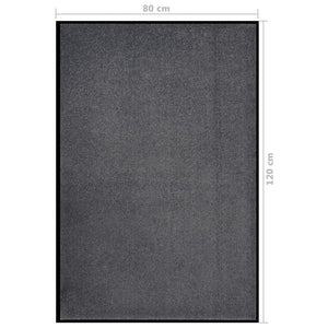 Πατάκι Εισόδου Ανθρακί 80 x 120 εκ. - Pakobazaar