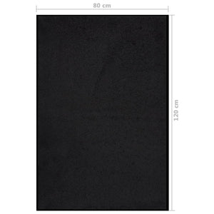 Πατάκι Εισόδου Μαύρο 80 x 120 εκ. - Pakobazaar