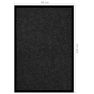 Πατάκι Εισόδου Ριγέ Ανθρακί 80 x 120 εκ.