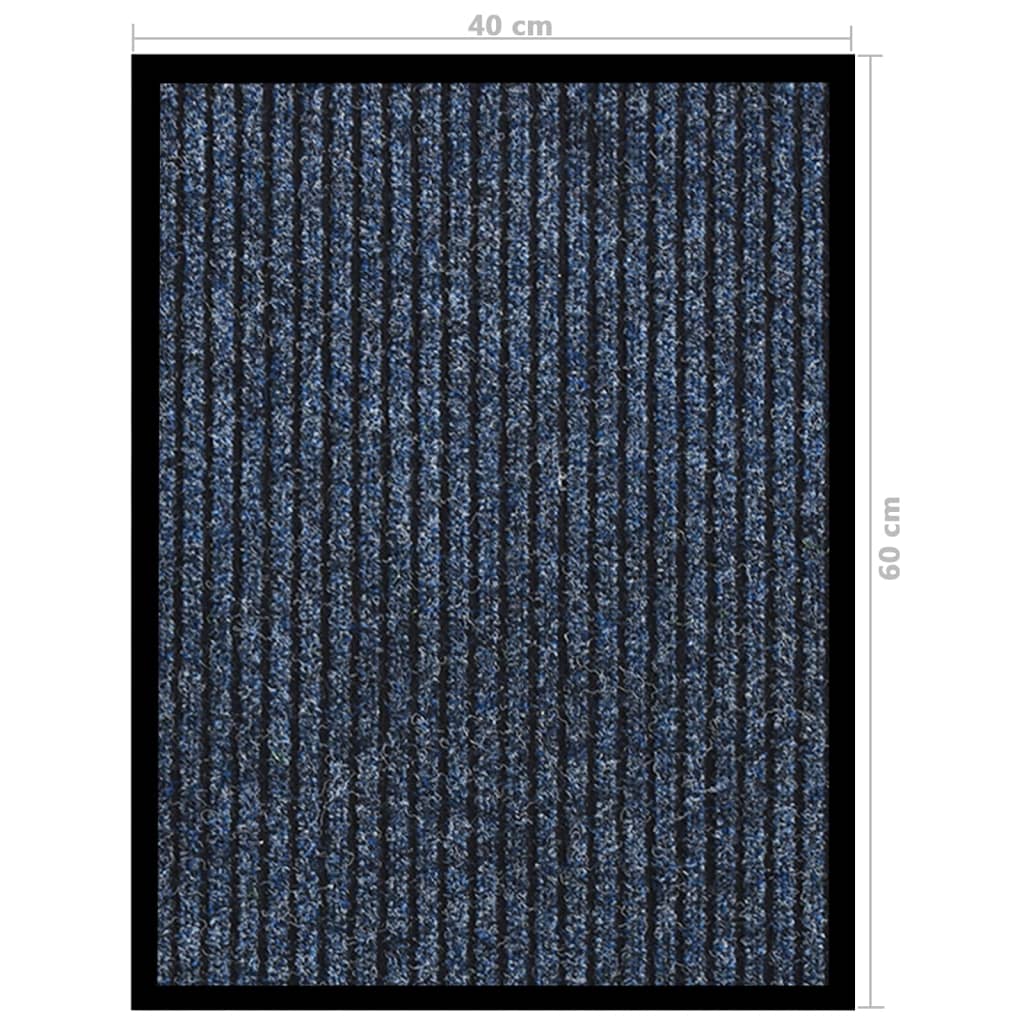 Πατάκι Εισόδου Ριγέ Μπλε 40 x 60 εκ.
