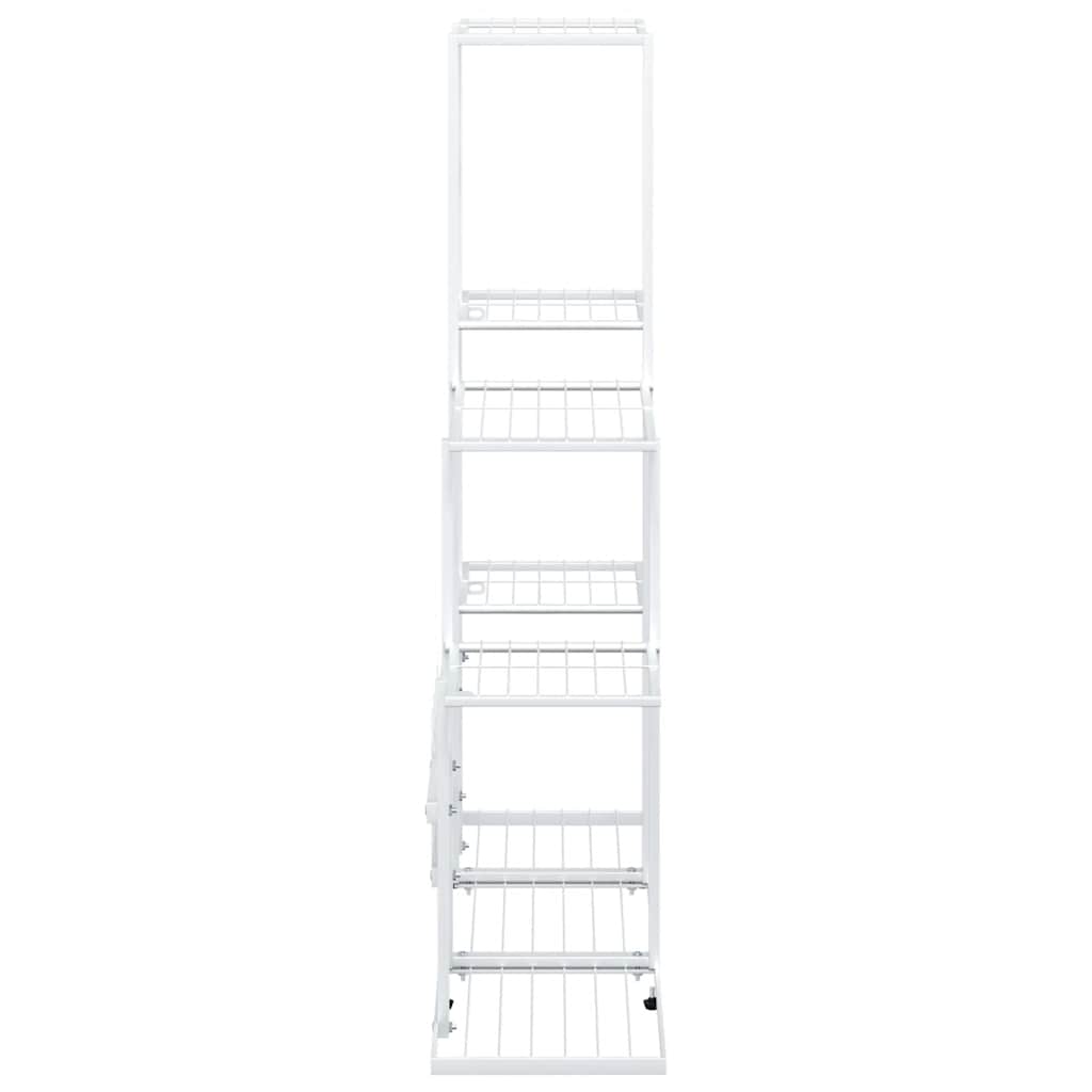 Ανθοστήλη Λευκή 94,5 x 25 x 88 εκ. Μεταλλική