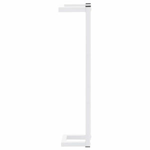 Βάση για Πετσέτες Επιτοίχια Λευκή 12,5 x 12,5 x 60 εκ. Ατσάλινη