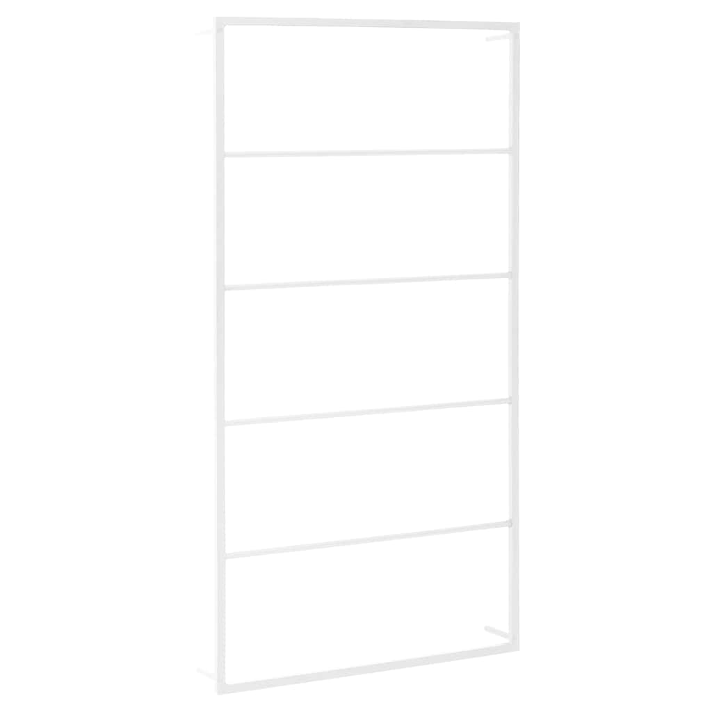 Ράφι Πετσετών Λευκό Ατσάλινο 60x10x116 εκ.