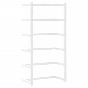 Βάση για Πετσέτες Επιτοίχια Λευκή 24 x 12 x 48 εκ. Ατσάλινη