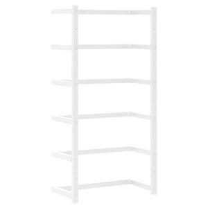 Βάση για Πετσέτες Επιτοίχια Λευκή 24 x 12 x 48 εκ. Ατσάλινη