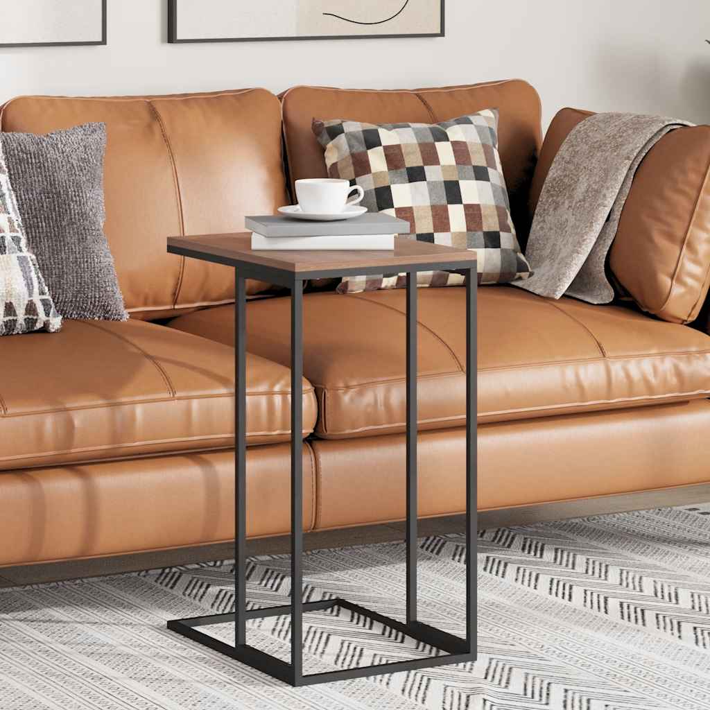 Τραπέζι Βοηθητικό Μαύρο 40x30x59 εκ. από Επεξεργασμένο Ξύλο