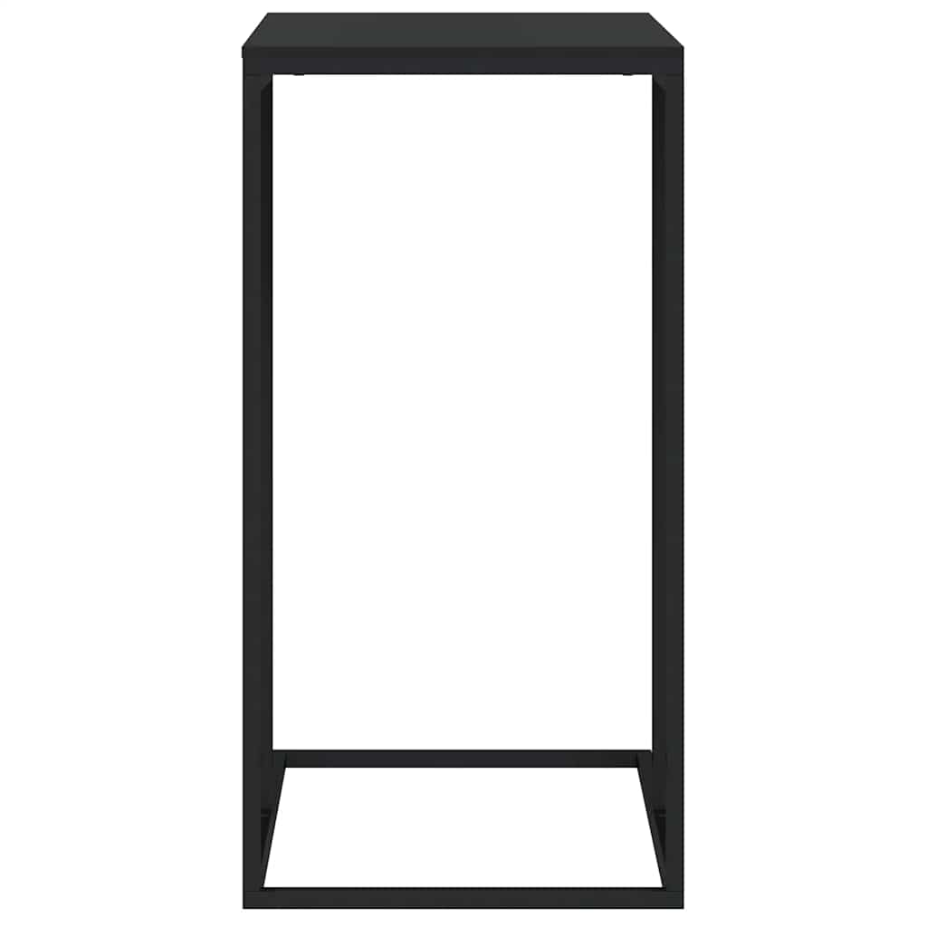 Τραπέζι Βοηθητικό Μαύρο 40x30x59 εκ. από Επεξεργασμένο Ξύλο