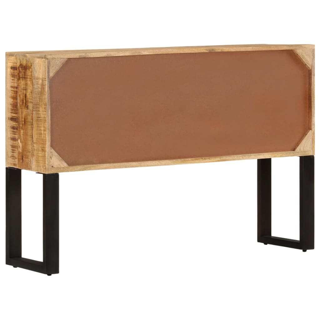 Κονσόλα 110 x 30 x 74 εκ. από Ακατέργαστο Ξύλο Μάνγκο - Pakobazaar