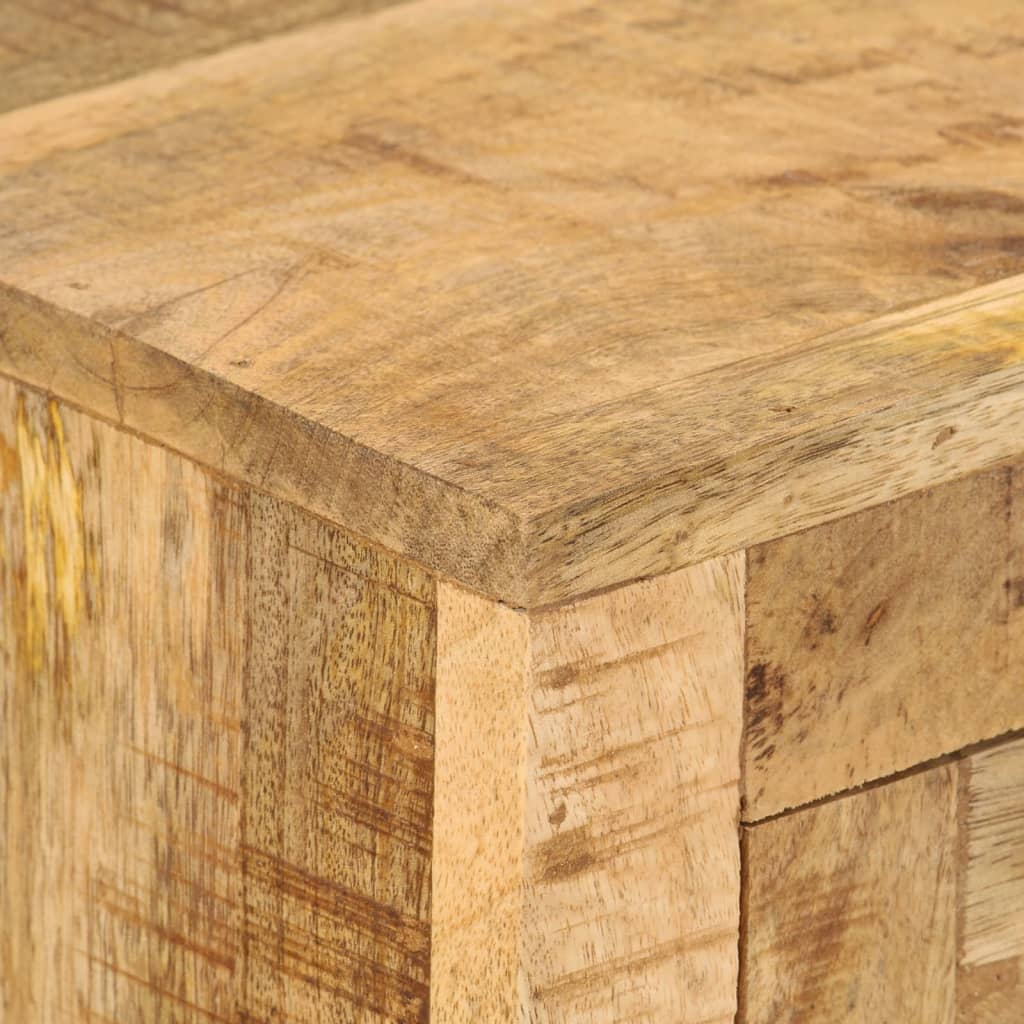 Κονσόλα 110 x 30 x 74 εκ. από Ακατέργαστο Ξύλο Μάνγκο - Pakobazaar