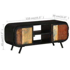 Έπιπλο Τηλεόρασης 110 x 30 x 45 εκ. από Μασίφ Ανακυκλωμένο Ξύλο