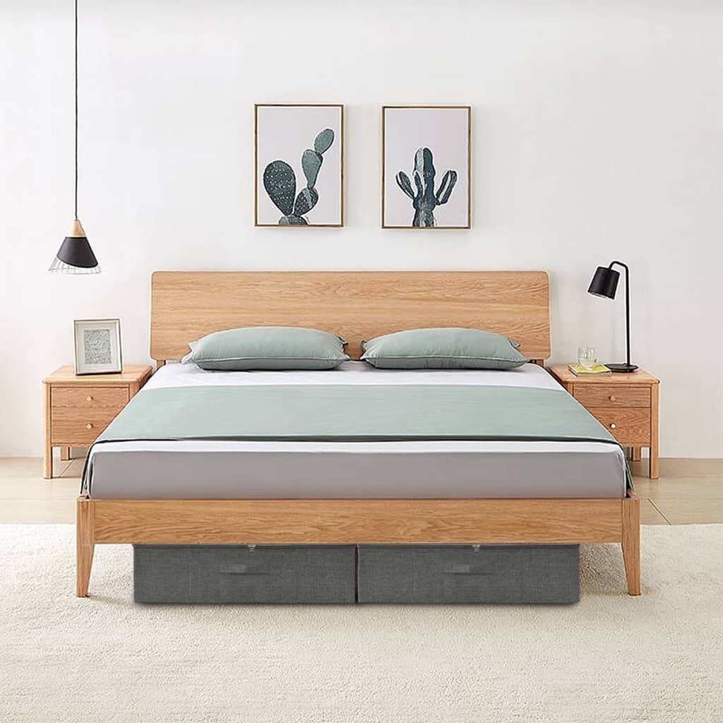 Κουτι Αποθήκευσης Ανθρακί 70 x 40 x 18 εκ. Υφασμάτινο - Pakobazaar