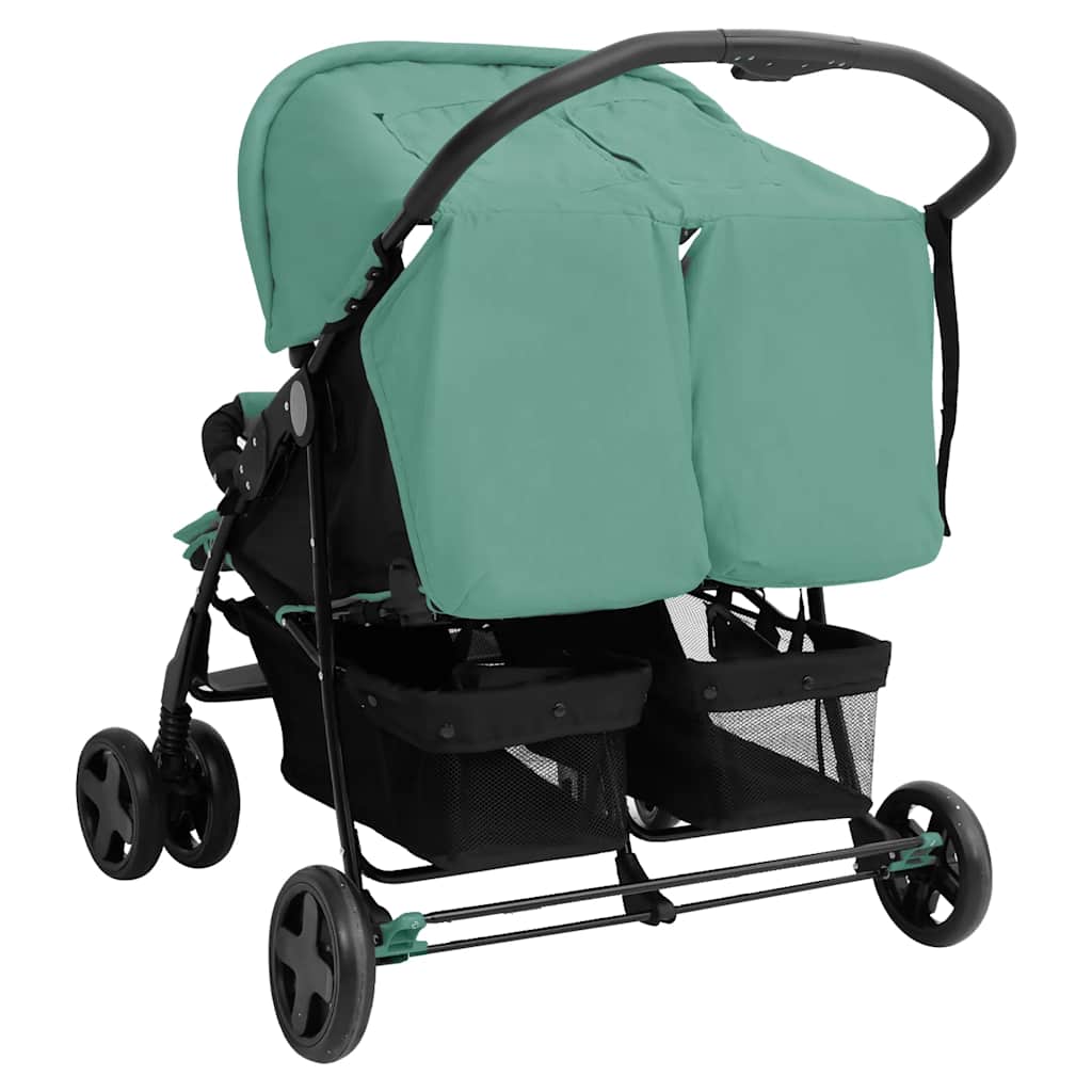 Καρότσι Διδύμων Πράσινο Ατσάλινο - Pakobazaar