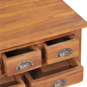 Τραπέζι Σαλονιού με 65x64x35 εκ. Μασίφ Ξύλο Teak