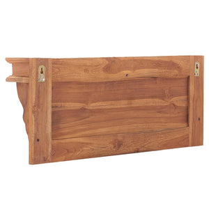 Κρεμάστρα Τοίχου 80 x 16,5 x 35 εκ. από Μασίφ Ξύλο Teak