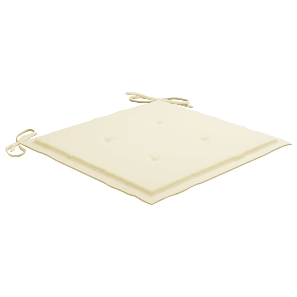 Καρέκλες Τραπεζαρίας Εξ. Χώρου 4 τεμ. Ξύλο Ακακίας με Μαξιλάρια - PAKOBAZAAR