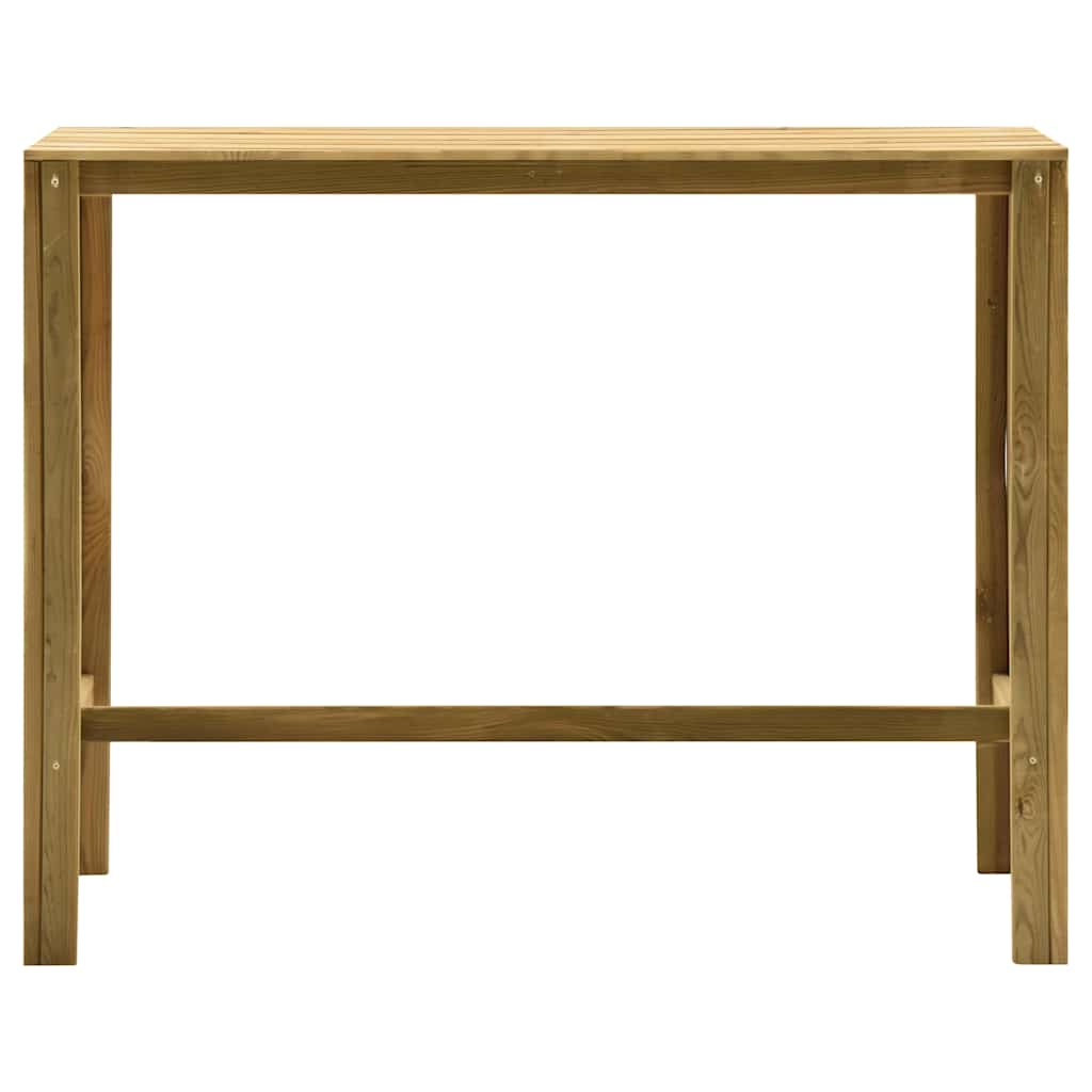 Σετ Επίπλων Μπαρ Κήπου 7 τεμ. Πράσινο Εμποτισμένο Ξύλο Πεύκου