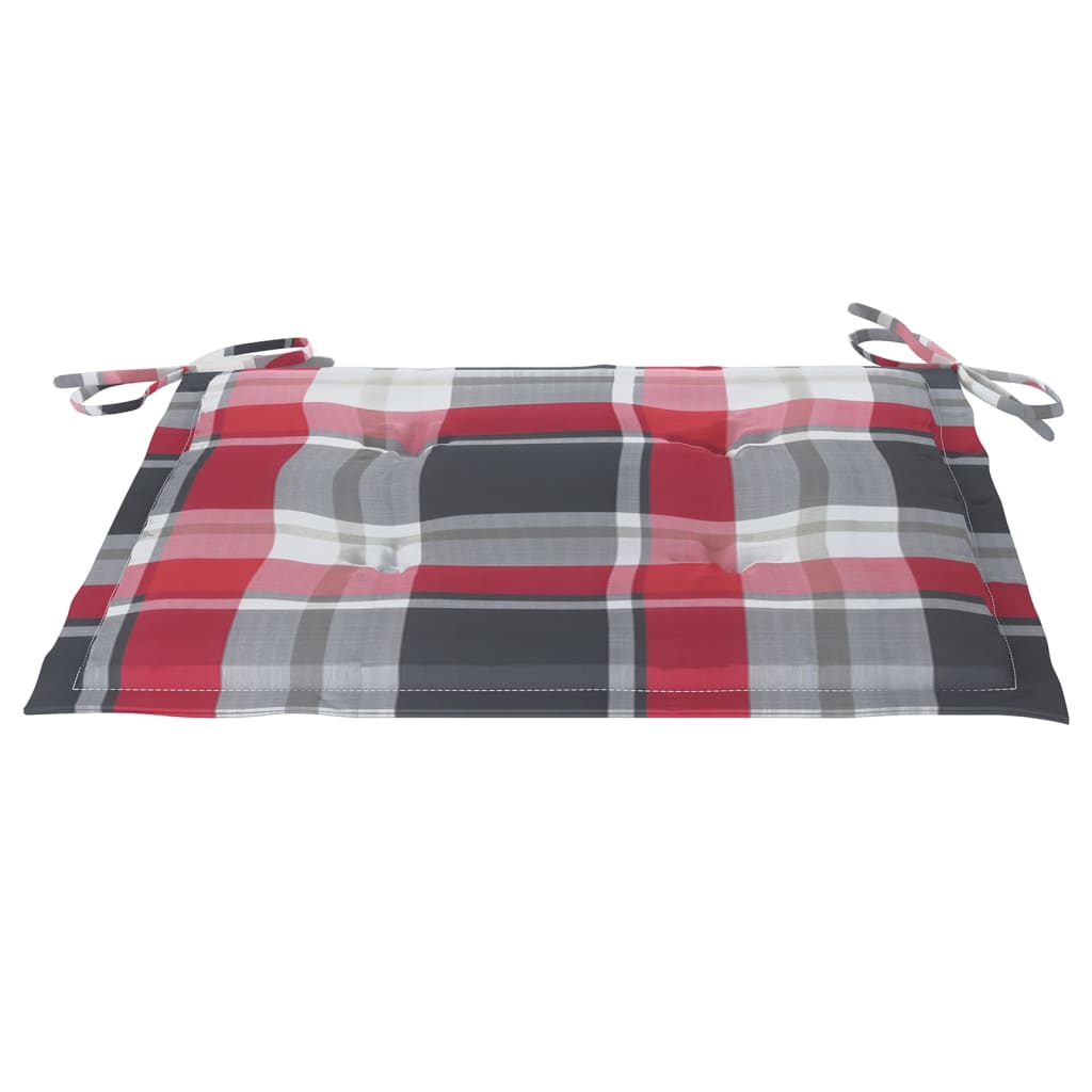 Καρέκλες Κήπου 6 τεμ. από Μασίφ Ξύλο Teak με Μαξιλάρια - PAKOBAZAAR