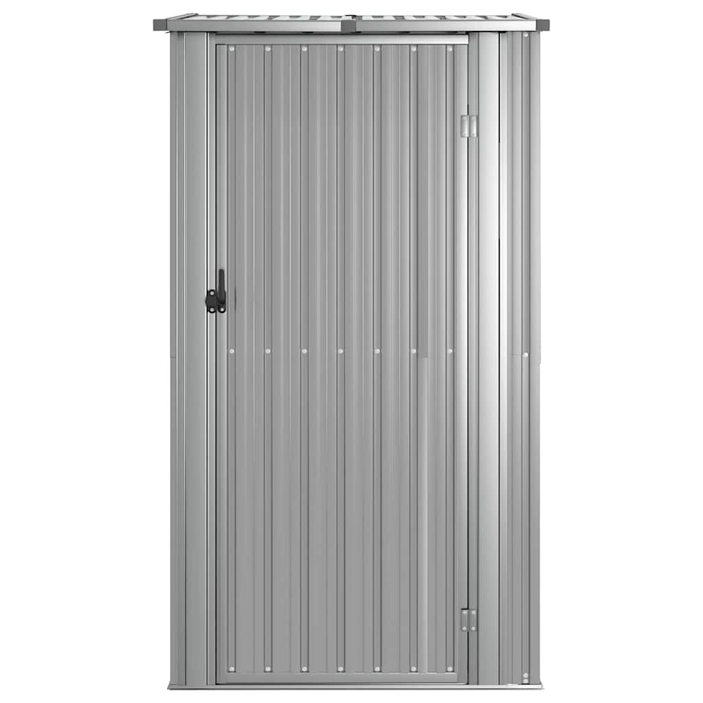 Αποθήκη Κήπου Γκρι 118,5 x 97 x 209,5 εκ. Γαλβανισμένο Ατσάλι - Pakobazaar