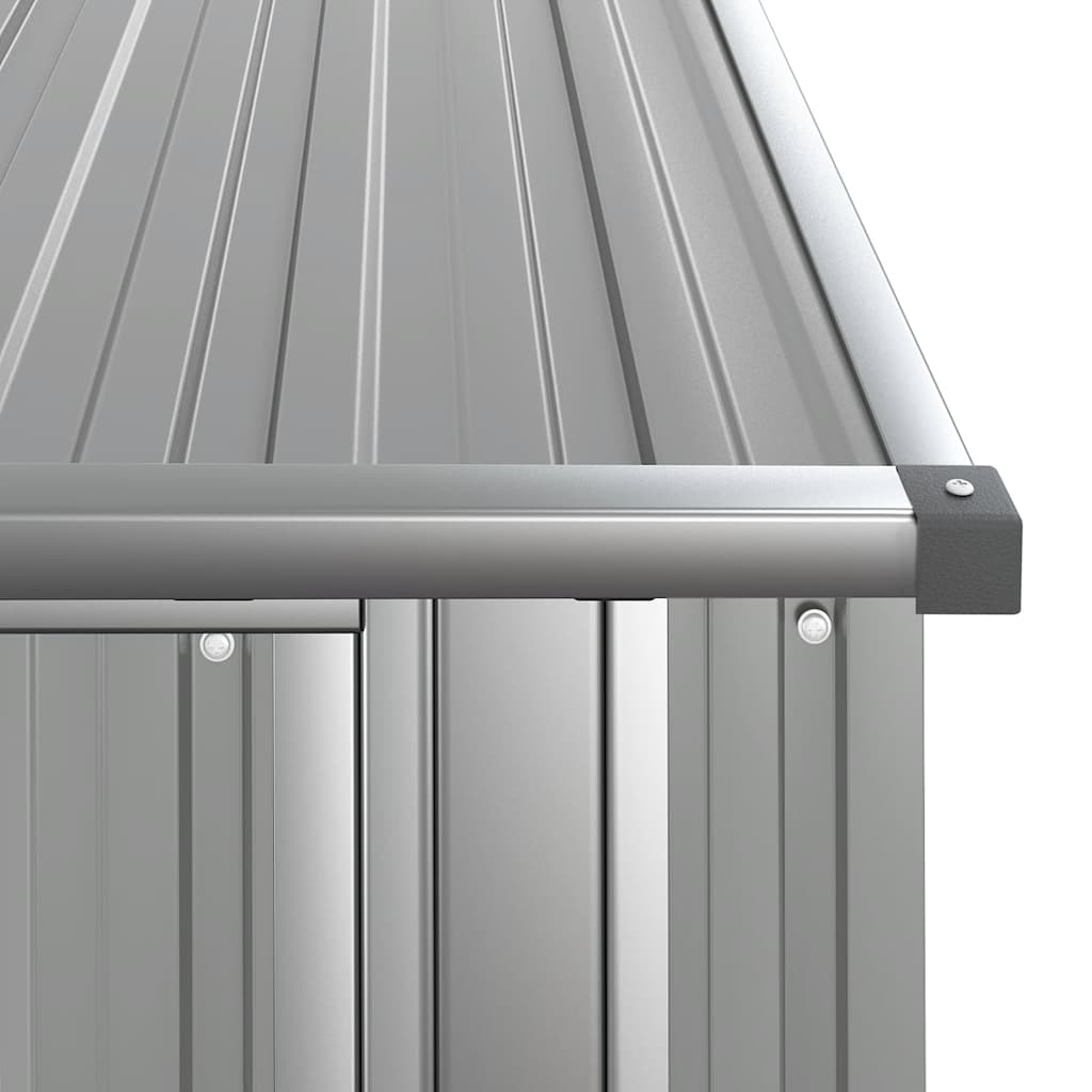 Αποθήκη Κήπου Γκρι 118,5 x 97 x 209,5 εκ. Γαλβανισμένο Ατσάλι - Pakobazaar