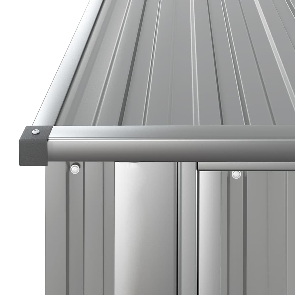 Αποθήκη Κήπου Γκρι 180,5 x 97 x 209,5 εκ. από Γαλβαν. Ατσάλι - PAKOBAZAAR