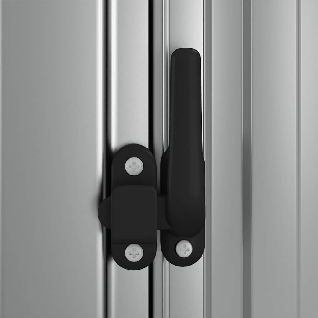 Αποθήκη Κήπου Γκρι 180,5 x 97 x 209,5 εκ. από Γαλβαν. Ατσάλι - PAKOBAZAAR