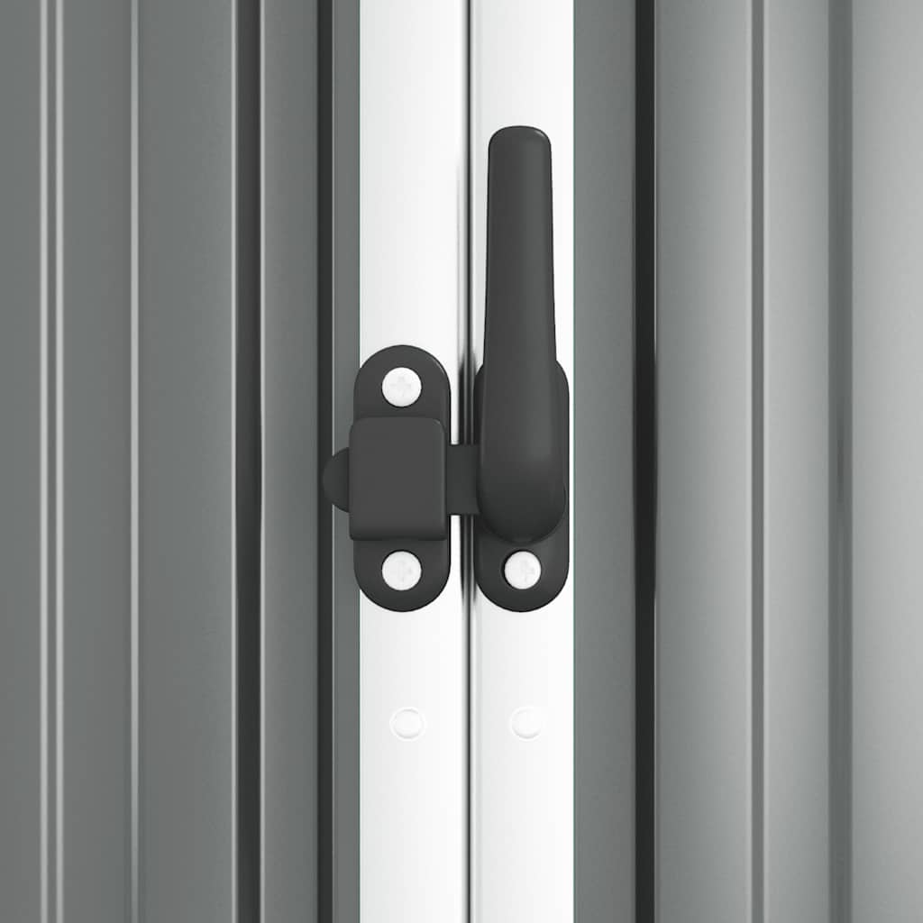 Αποθήκη Εργαλείων Κήπου Γκρι 161x89x161 εκ. από Γαλβαν. Ατσάλι