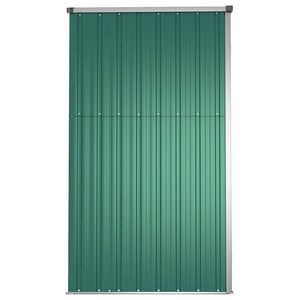Αποθήκη Εργαλείων Κήπου Πράσινη 225x89x161 εκ. Γαλβαν. Ατσάλι