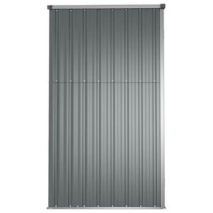 Αποθήκη Εργαλείων Κήπου Γκρι 225 x 89 x 161 εκ. Γαλβαν. Ατσάλι
