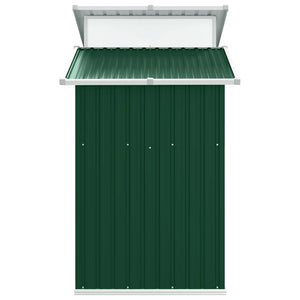 Αποθήκη Κήπου Πράσινη 270x130x208,5 εκ. Γαλβανισμένο Ατσάλι