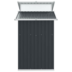 Αποθήκη Κήπου Ανθρακί 270x130x208,5 εκ. Γαλβανισμένο Ατσάλι