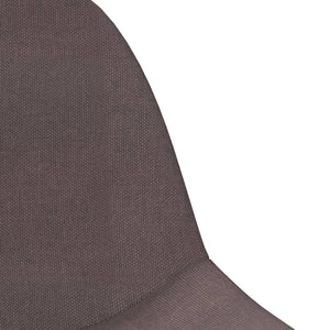 Σκαμπό Μπαρ 2 τεμ. Χρώμα Taupe Υφασμάτινα