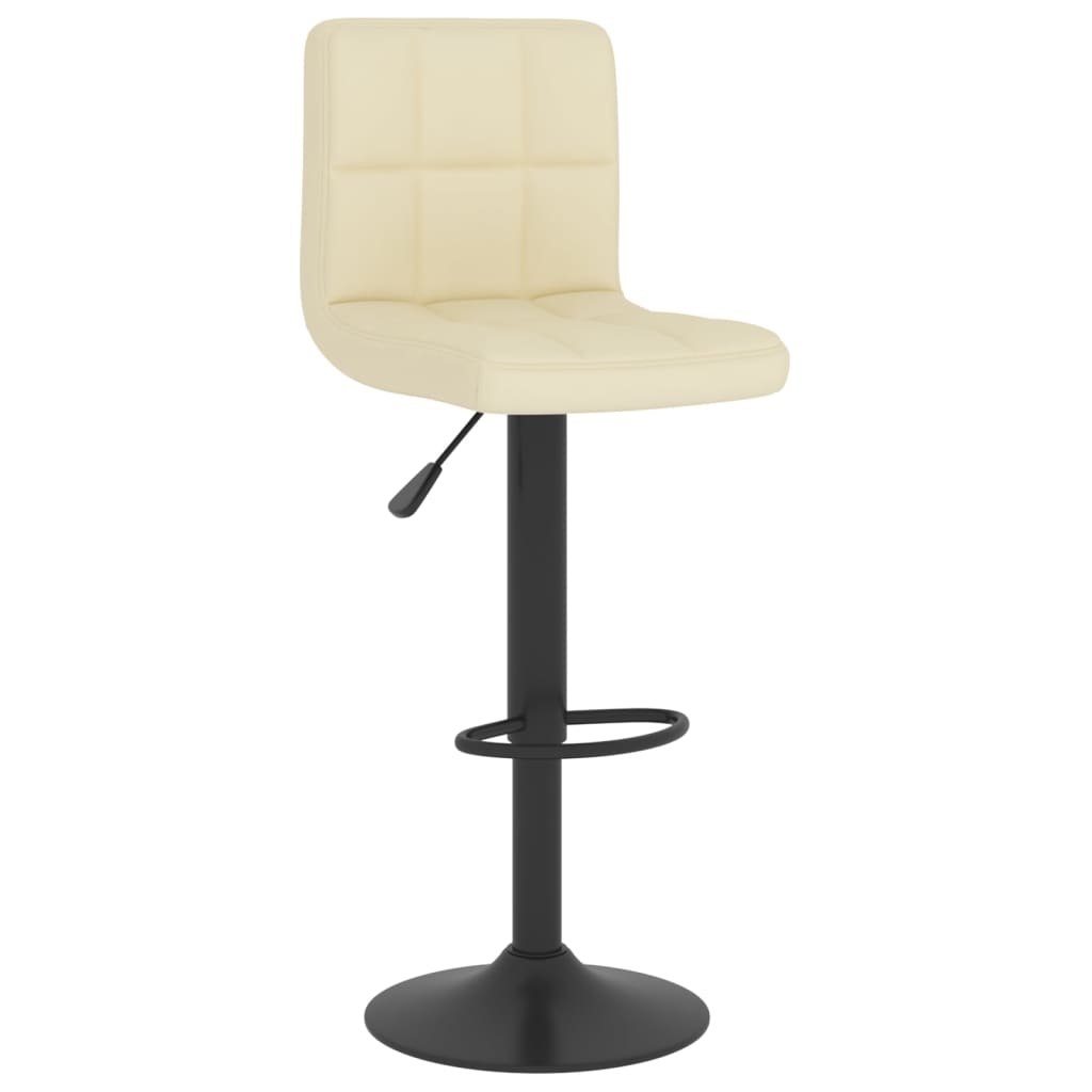 Σκαμπό Μπαρ Κρεμ Υφασμάτινο