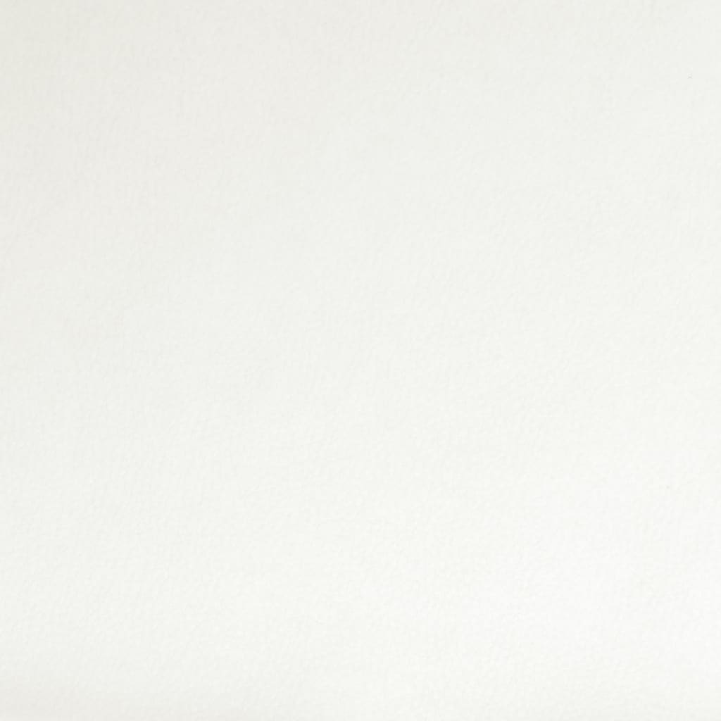 Καρέκλα Γραφείου Περιστρεφόμενη Λευκή από Συνθετικό Δέρμα