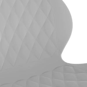 335040  Swivel Dining Chair Light Grey Velvet