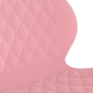 335045  Swivel Dining Chair Pink Velvet