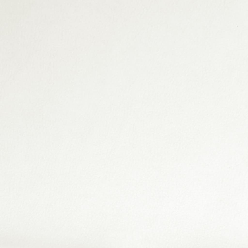 Καρέκλες Τραπεζαρίας Περιστρεφόμενες 2 τεμ. Λευκές Συνθ. Δέρμα