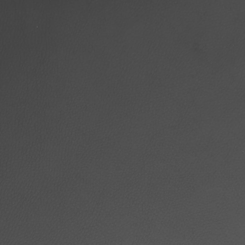 Καρέκλες Τραπεζαρίας Περιστρεφόμενες 2 τεμ. Γκρι Δερματίνη