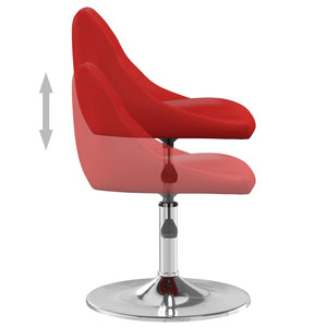 Καρέκλα Τραπεζαρίας Μπορντό από Συνθετικό Δέρμα