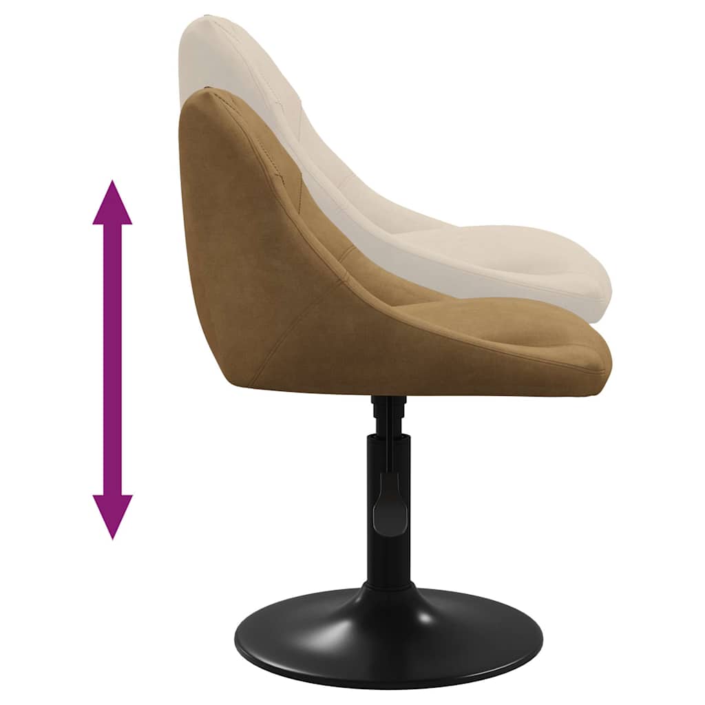 Σκαμπό Μπαρ Καφέ Βελούδινο