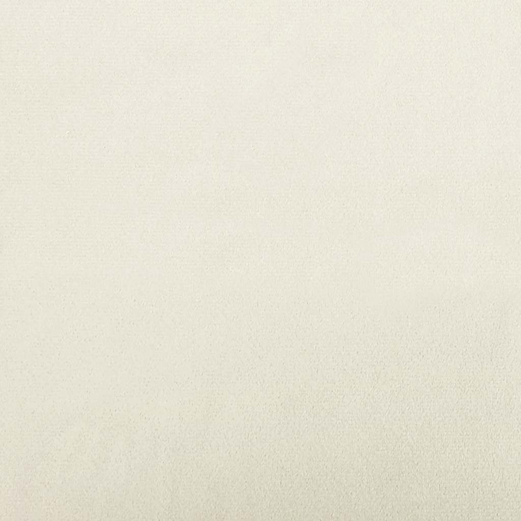 Καρέκλες Τραπεζαρίας Περιστρεφόμενες 2 τεμ. Κρεμ Βελούδινες - Pakobazaar