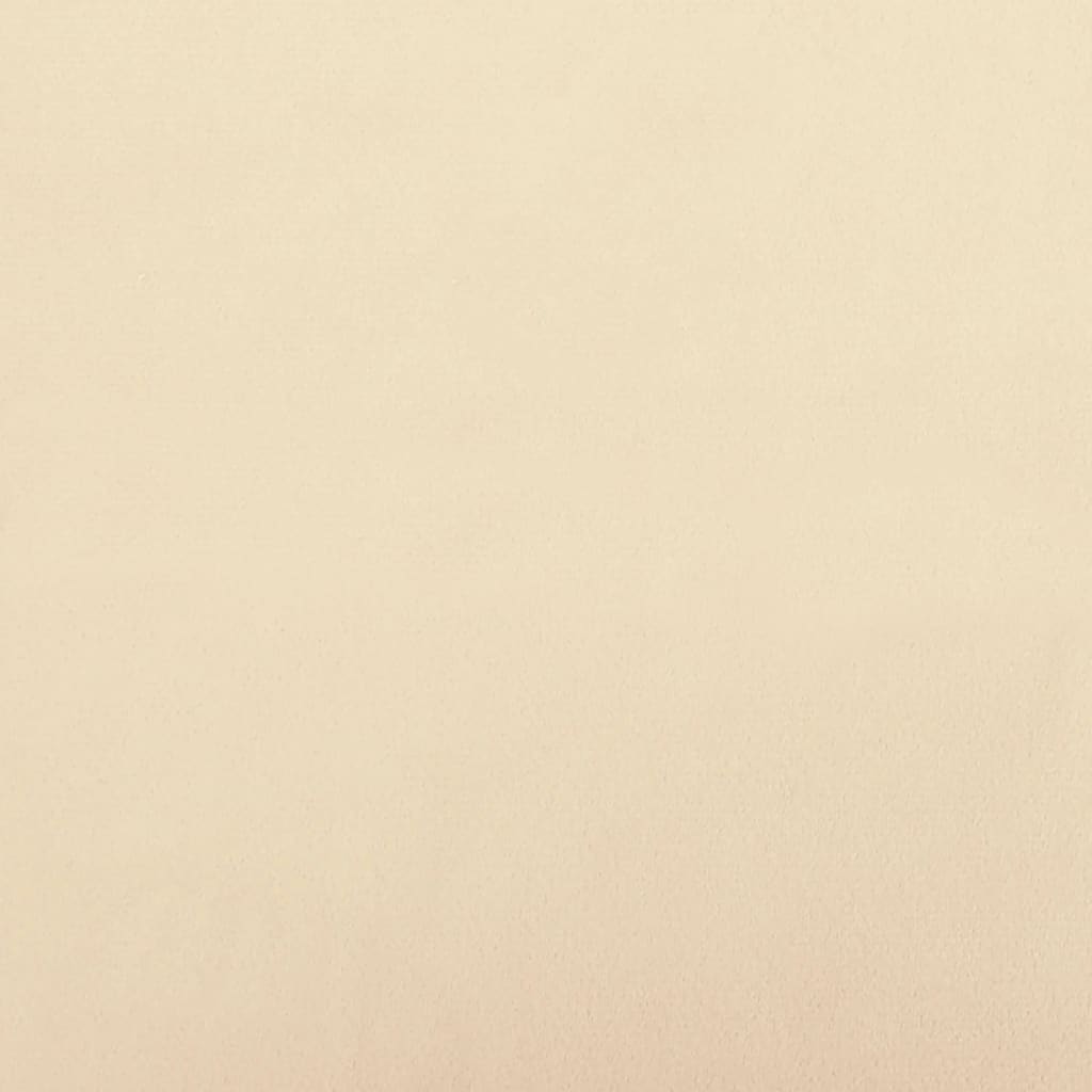 Σκαμπό Μπαρ 2 τεμ. Κρεμ Βελούδινα