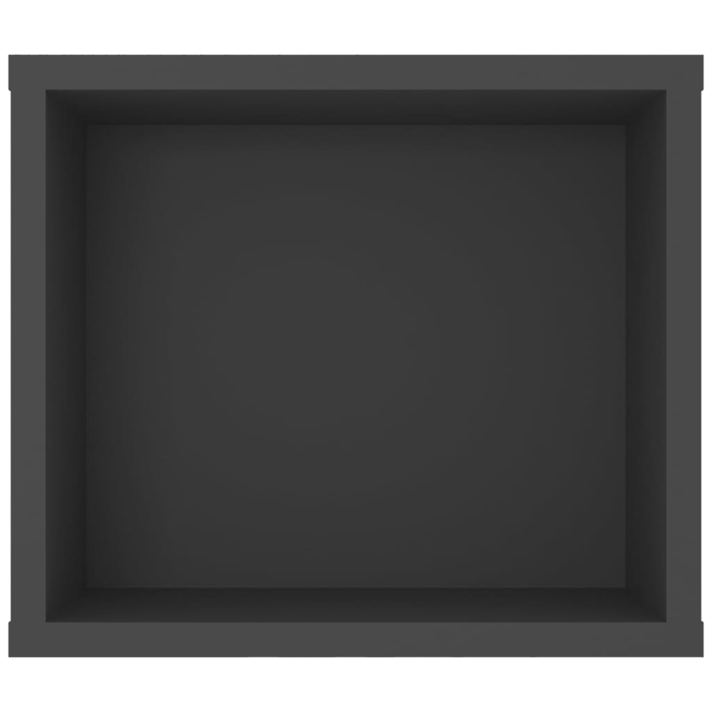 Έπιπλο Τηλεόρασης Κρεμαστό Γκρι 100x30x26,5 εκ. από Επεξ. Ξύλο