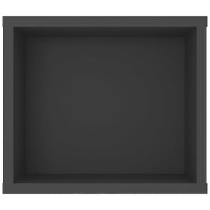 Έπιπλο Τηλεόρασης Κρεμαστό Γκρι 100x30x26,5 εκ. από Επεξ. Ξύλο